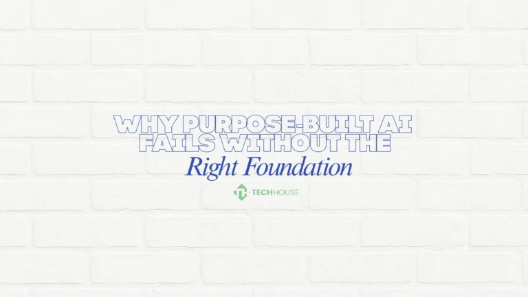 text: Why Purpose‑Built AI Fails Without the Right Foundation